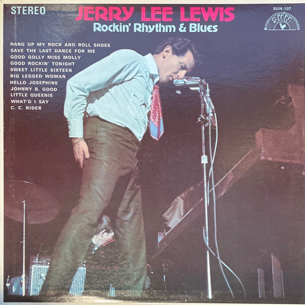 Jerry Lee Lewis : Rockin' Rhythm & Blues (LP, Album, Club, Cap)