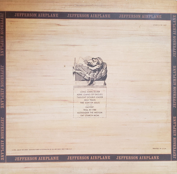 Jefferson Airplane : Long John Silver (LP, Album, Gim)