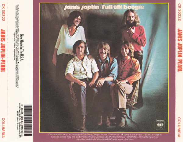Janis Joplin : Pearl (CD, Album, Club, RE, RP, BMG)