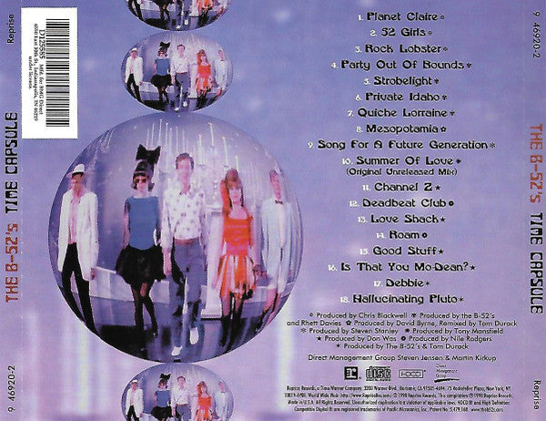 The B-52's : Time Capsule: Songs For A Future Generation (HDCD, Comp, Club, Yel)
