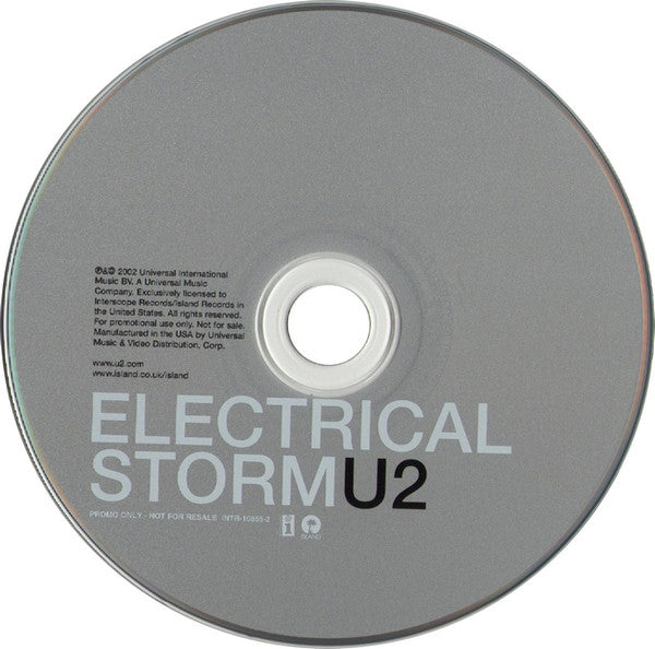 U2 : Electrical Storm (CD, Single, Promo)