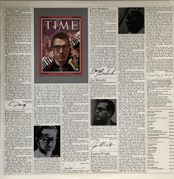 The Dave Brubeck Quartet : 25th Anniversary Reunion (LP, Album, Gat)