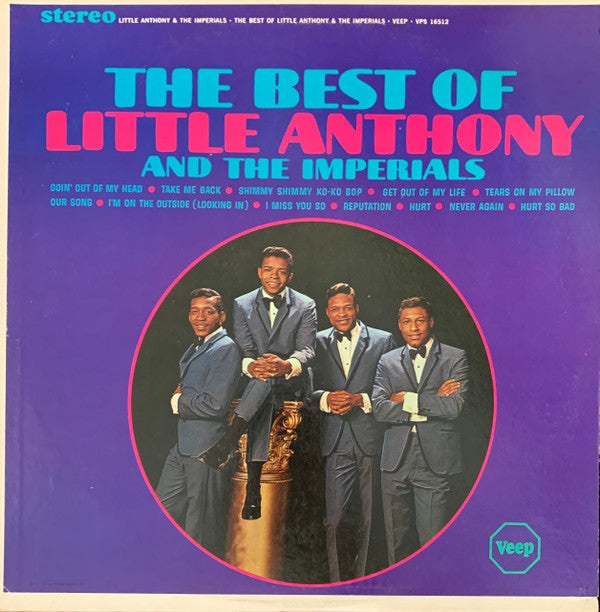 Little Anthony & The Imperials : The Best Of Little Anthony & The Imperials (LP, Comp, Club)