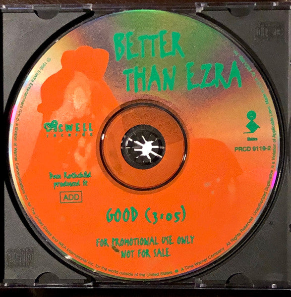 Better Than Ezra : Good (CD, Single, Promo)