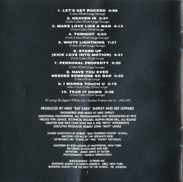 Def Leppard : Adrenalize (CD, Album)