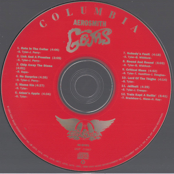Aerosmith : Gems (CD, Album, Comp, RE, RM)