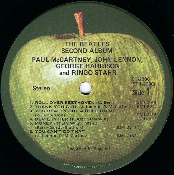 The Beatles : The Beatles' Second Album (LP, Album, RE, Win)