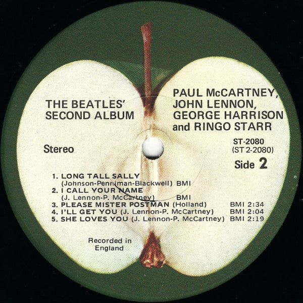 The Beatles : The Beatles' Second Album (LP, Album, RE, Win)