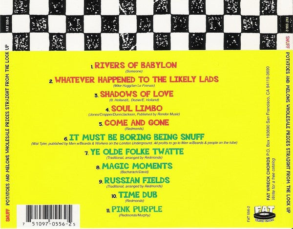 Snuff (3) : Potatoes And Melons Wholesale Prices Straight From The Lock Up (CD, Album)