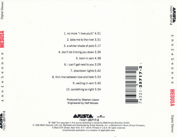Annie Lennox : Medusa (CD, Album)
