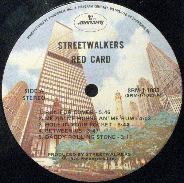 Streetwalkers : Red Card (LP, Album, RP, Ter)