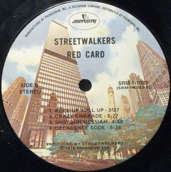 Streetwalkers : Red Card (LP, Album, RP, Ter)