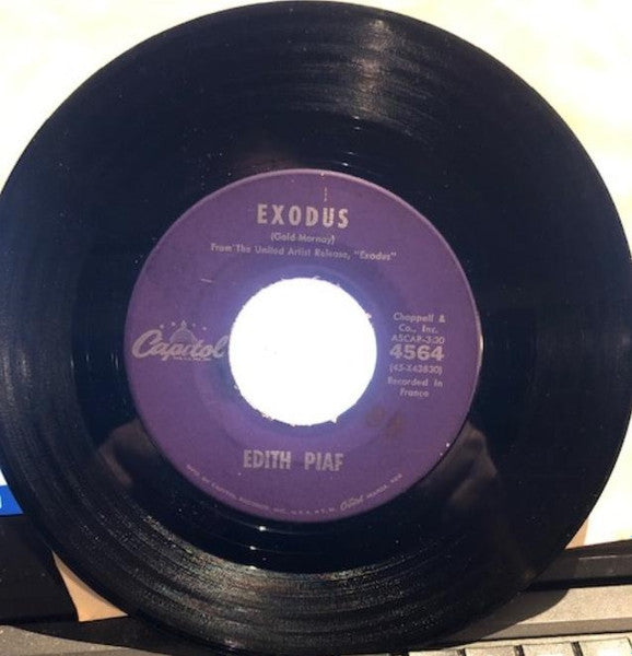Edith Piaf : Exodus (7", Single)