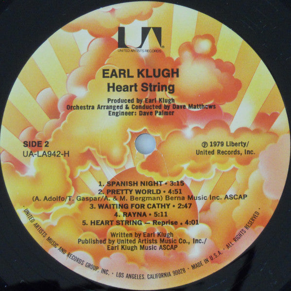 Earl Klugh : Heart String (LP, Album)