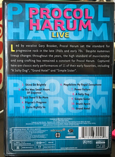 Procol Harum : Live (DVD-V, Multichannel, Dol)