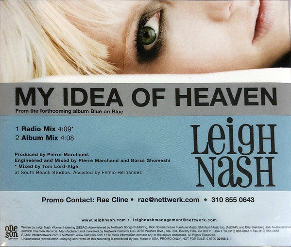Leigh Nash : My Idea Of Heaven (CD, Single, Promo)