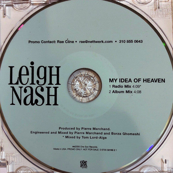 Leigh Nash : My Idea Of Heaven (CD, Single, Promo)
