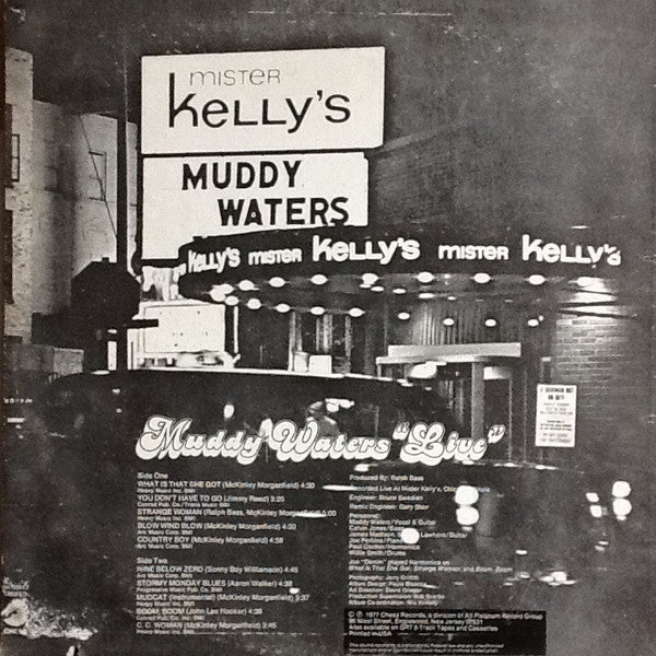 Muddy Waters : Live (LP, RE)
