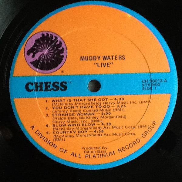 Muddy Waters : Live (LP, RE)