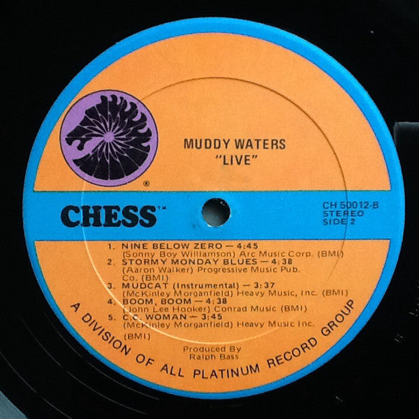 Muddy Waters : Live (LP, RE)