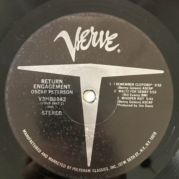 Oscar Peterson : Return Engagement (2xLP, Comp, RE, PRC)