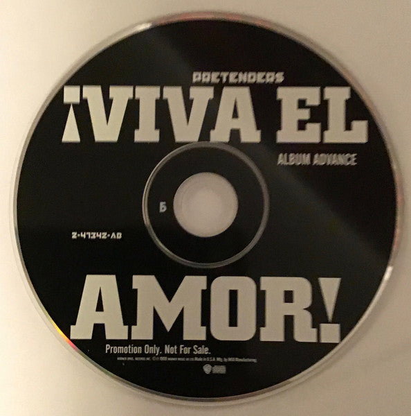 The Pretenders : ¡Viva El Amor! (CD, Advance, Album, Promo)