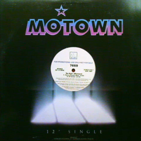 7669 : So High (Remixes) (12", Promo)