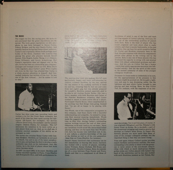 Benny Carter And His Orchestra : Further Definitions (LP, Album, RP, Gat)