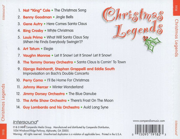 Various : Christmas Legends (CD, Comp)