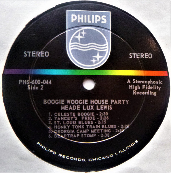 Meade Lux Lewis* : Boogie Woogie House Party  (LP, Album)