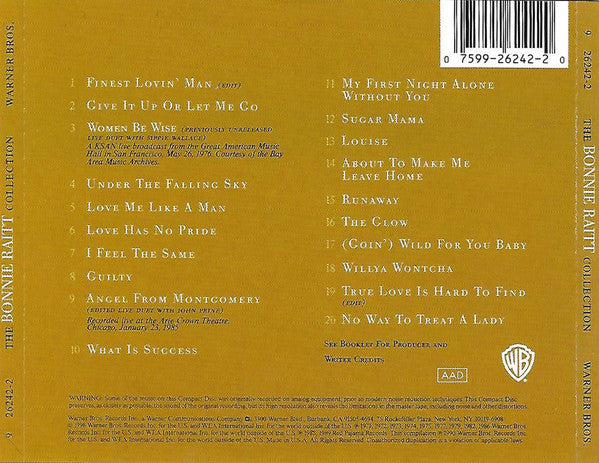 Bonnie Raitt : The Bonnie Raitt Collection (CD, Comp)