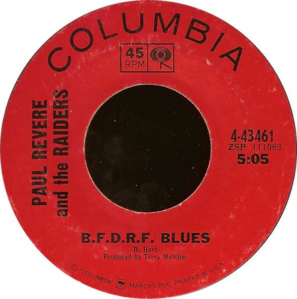 Paul Revere & The Raiders : Just Like Me (7", Single)