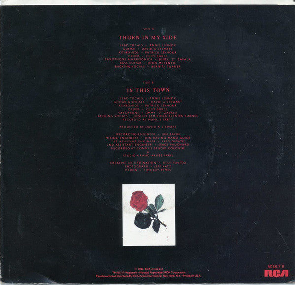 Eurythmics : Thorn In My Side (7")
