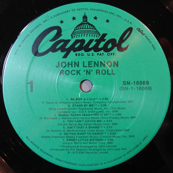 John Lennon : Rock 'N' Roll (LP, Album, RE, Gre)
