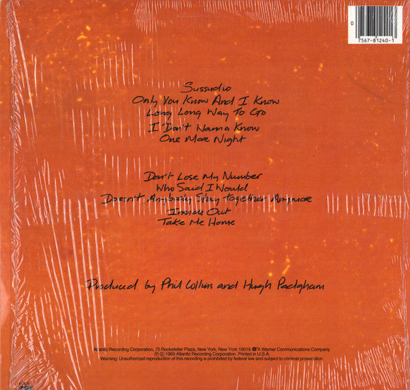Phil Collins : No Jacket Required (LP, Album, AR )