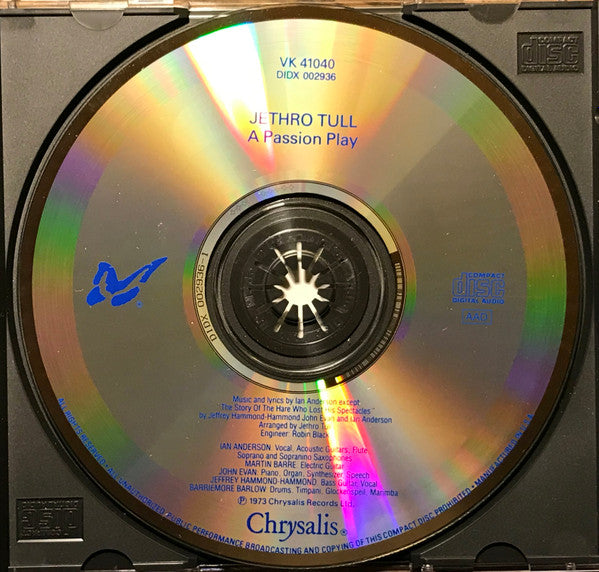 Jethro Tull : A Passion Play (CD, Album, RE)