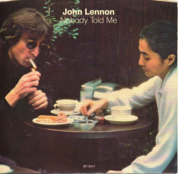 John Lennon : Nobody Told Me (7", Single, Styrene, 19 )