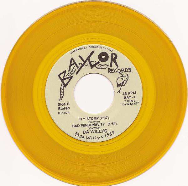 Da Willys : A Case Of Da Willys (7", Ltd, Yel)