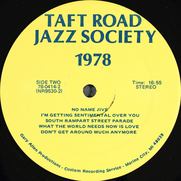 Taft Road Jazz Society : 1978 (LP)