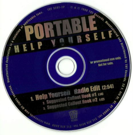 Portable (2) : Help Yourself (CD, Single, Promo)