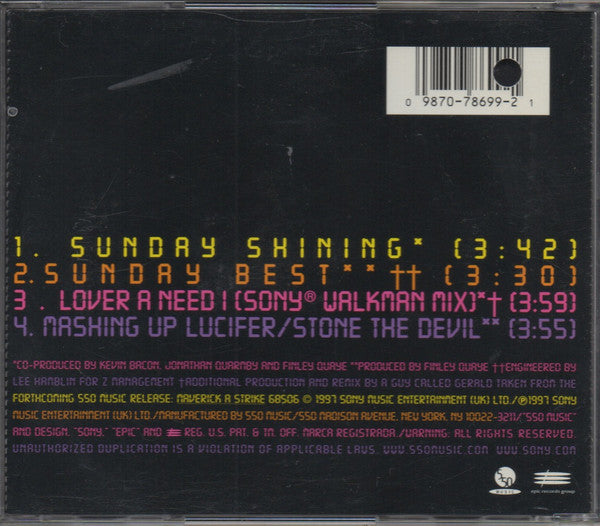 Finley Quaye : Sunday Shining (CD)