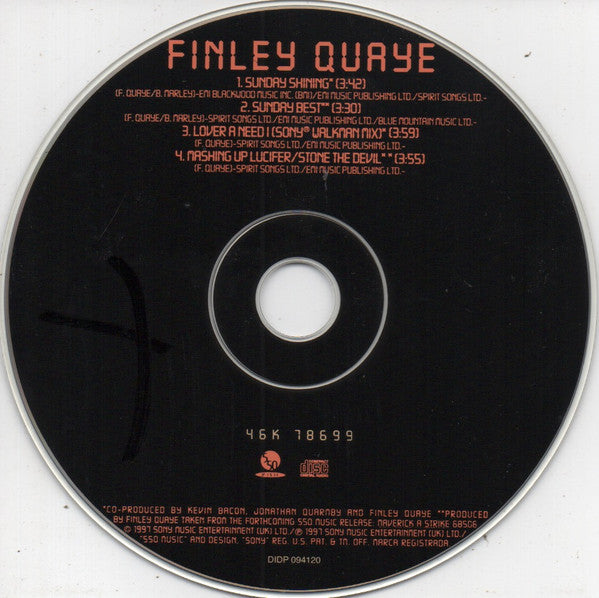 Finley Quaye : Sunday Shining (CD)