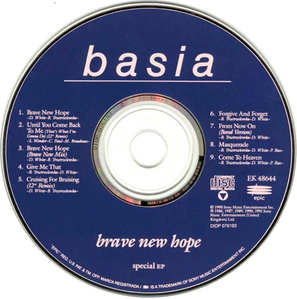 Basia : Brave New Hope (CD, EP)