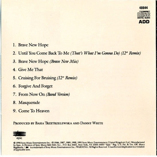 Basia : Brave New Hope (CD, EP)
