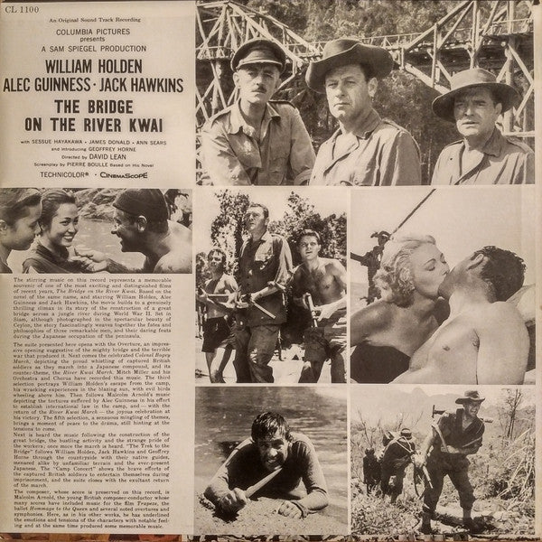 Malcolm Arnold : The Bridge On The River Kwai (LP, Album, Mono)