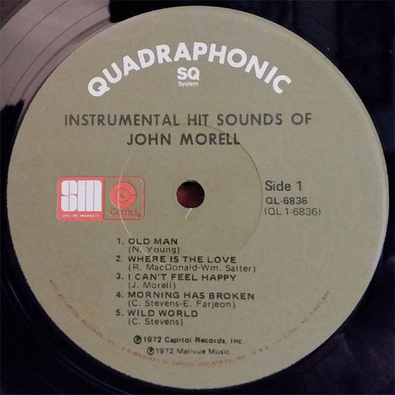 John Morell : Instrumental Hit Sounds Of John Morell (LP, Album, Quad, Ltd, Jac)