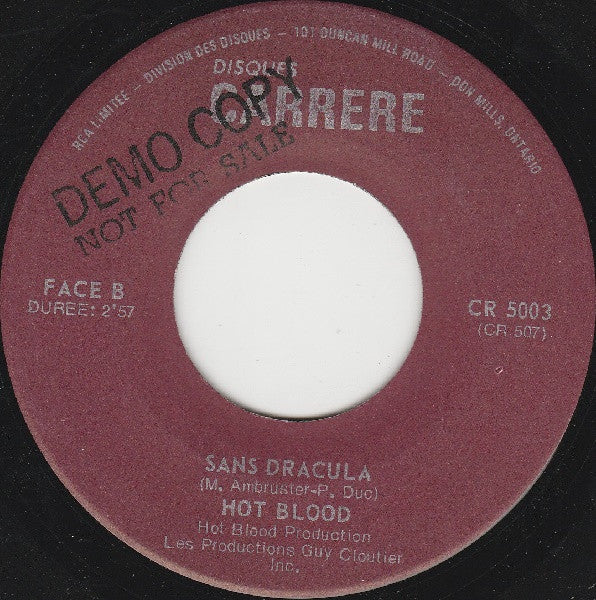 Hot Blood : Soul Dracula (7")