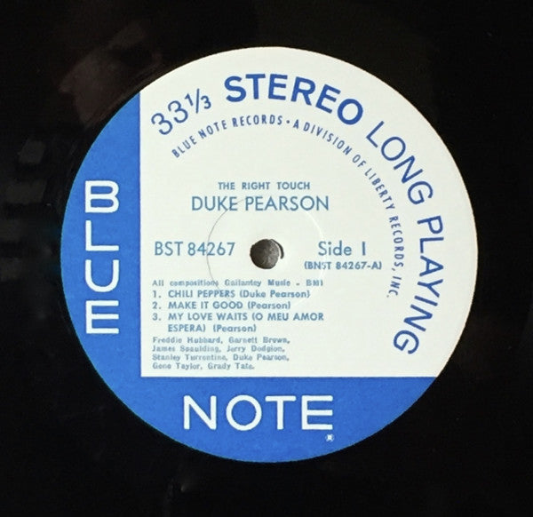 Duke Pearson : The Right Touch (LP, Album)
