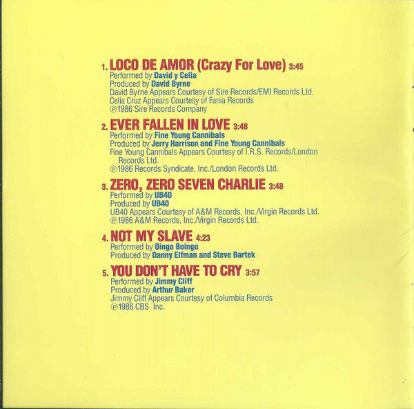 Various : Something Wild (Music From The Motion Picture Soundtrack) (CD, Comp)