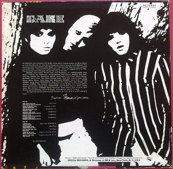 The Cake (2) : The Cake (LP, Album, Glo)